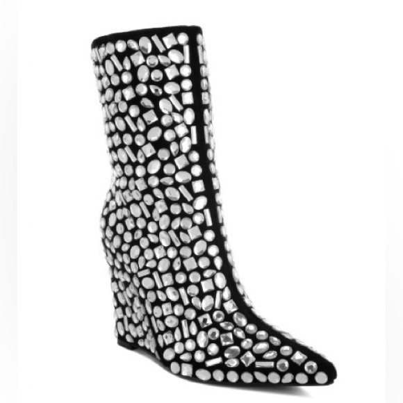 London Rag Rhinestone Booties - Picture 2 of 3